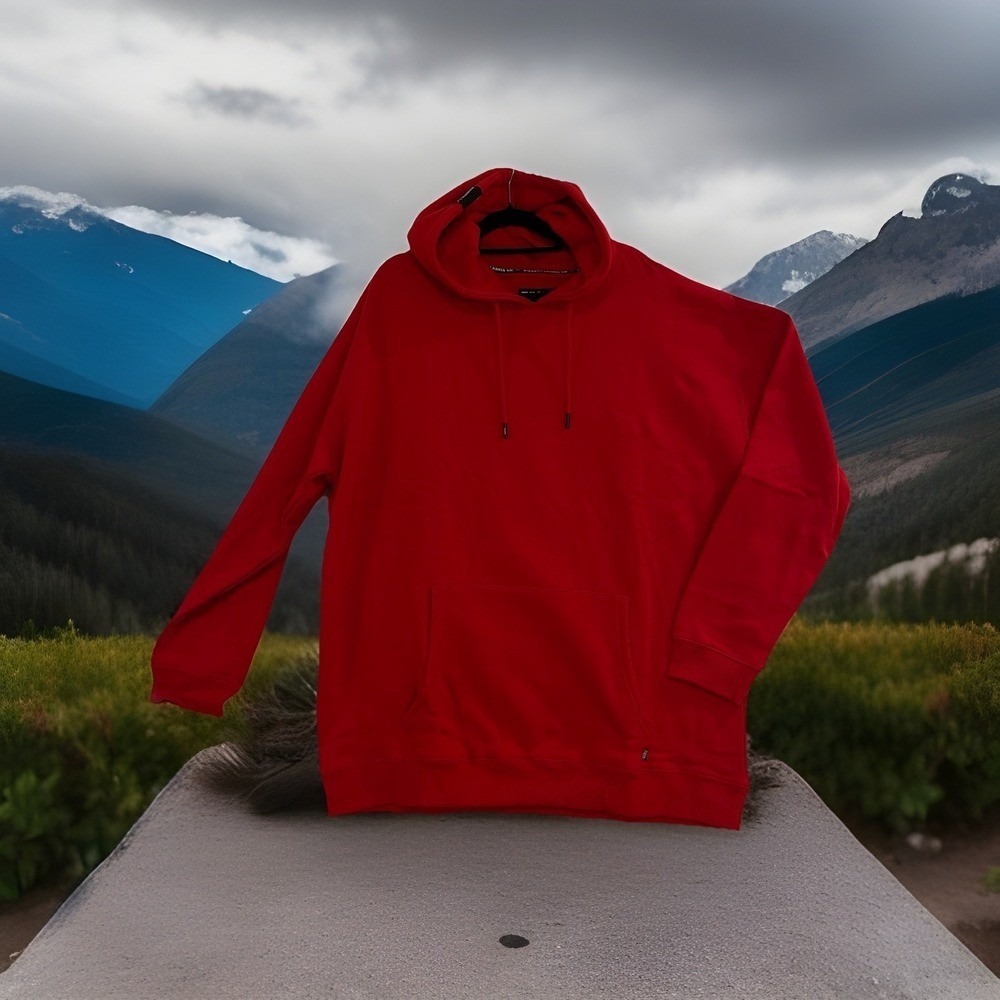 Dixxon Flannel Co Red Pullover Hoodie Mens 2XL NWT BAG Logo, Pockets, Warm, Game